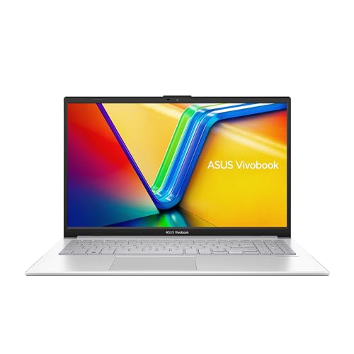 ASUS Vivobook GO 15 E1504GA-NJ084W Cool Silver, Slim Laptop, i3-N305 8GB 256G UFS 2.1 SSD, Intel UMA, WIN11 HOME, 15.6-inch, HD Webcam, Chiclet-Eng-Arb-KB.