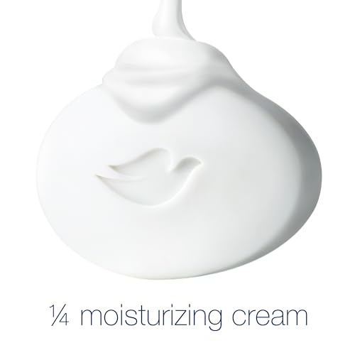 DOVE Beauty Cream Soap Bar, for all skin types, Pink, bar with ¼ moisturizing cream, 125g, Pack of 4