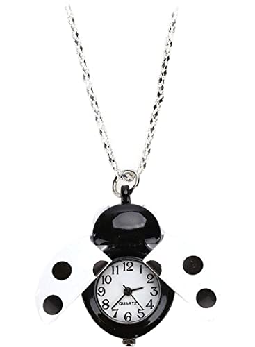 Coolbaby Kids' Ladybug Shaped Pendant Beetle Necklace Alloy Pocket Watch