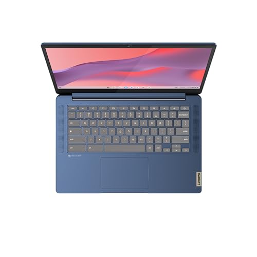 Lenovo Chromebook IdeaPad Slim 3, 14" Full HD Display | MediaTek Kompanio 520 | 4GB RAM | 64GB SSD | ARM Mali-G52 Graphics | Chrome OS | QWERTZ | Blue