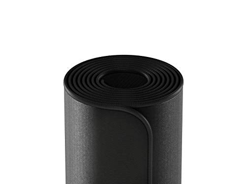 Glorious XL Extended Gaming Mouse Mat/Pad - Stealth Edition - Large, Wide (XL) Black Cloth Mousepad, Stitched Edges | 14"x24" (G-P-Stealth)