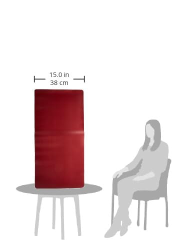 BonShine Large Desk Pad, Non Slip Pu Leather Mouse Pad Waterproof Protector, Dual Side Use Writing Mat For Office Home, 80Cm X 40Cm, Black&Red,