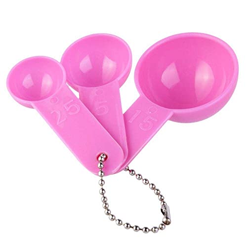 NC 1Set 4 in 1 DIY Beauty Homemade Face Mask Bowl Women Beauty Accessories Tools Mask Brush Stick Gauge (Pink)