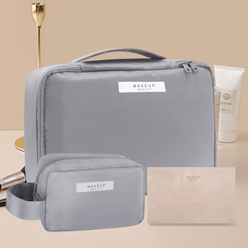 Queboom Travel Makeup Bag Cosmetic Bag Makeup Bag Toiletry bag for women and girls