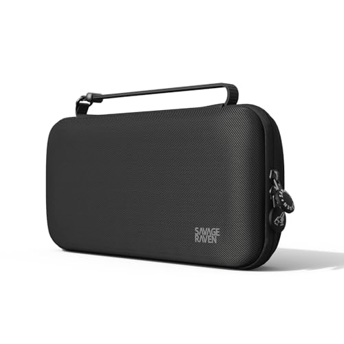 Savage Raven by Skull & Co. Every Day Slim Carrying Case for Nintendo Switch 2: Portable Hard Shell Protective Travel Case, Gaming Case, Console Protection Case, Accessories, Storage, Black