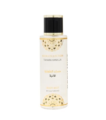 Gulf Orchid Musk Al Tahara Vanilla Musk Collection Long-Lasting Body Mist 250ml For Men and Women