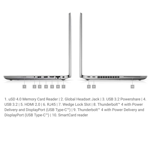 Dell Latitude 5420 Laptop Pc Fhd 1920 X 1080 Non-Touch, Intel Core I7-1185G7 Processor, 16Gb Ram, 512 Nvme Ssd, Hdmi, Thunderbolt, Windows 10 Pro (Renewed)