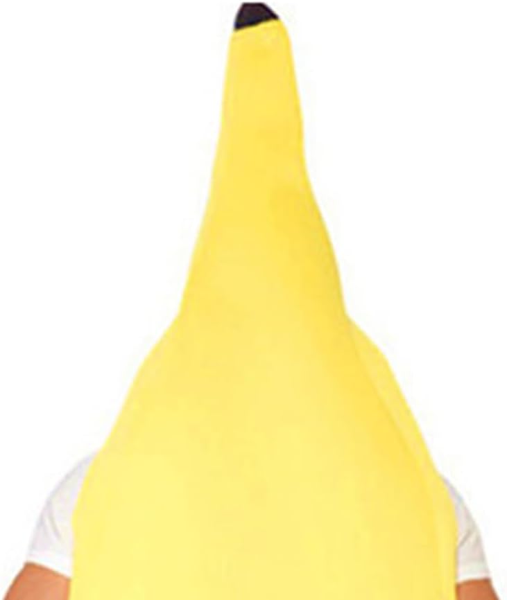 Banana Costume For Adult, Carnival Clothing Jumpsuit Banana Costume For Halloween Christmas Carnival Party (L)