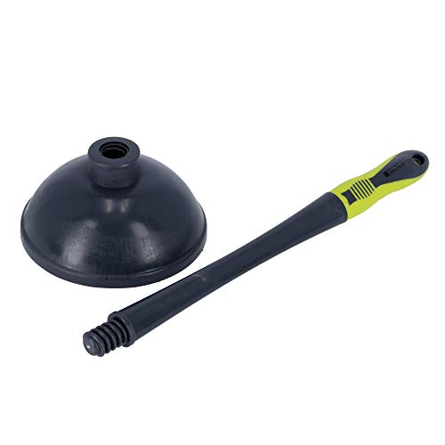 Royalford Rf2371Gr Toilet Plunger | Tested & Proven To Clear Unblock Tough Drain Blockages More Powerful Than Traditional Plungers Unblocks All Toilets With Unique Bellows Design