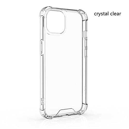 Melomon Crystal Clear Case for iPhone 13 Pro Max(6.7"),Premium Ultra Slim Flexible Case Compatible with iPhone 13 Pro Max,Shockproof with Hard PC Back and Air Cushion, iPhone 13 Pro Max Case Cover