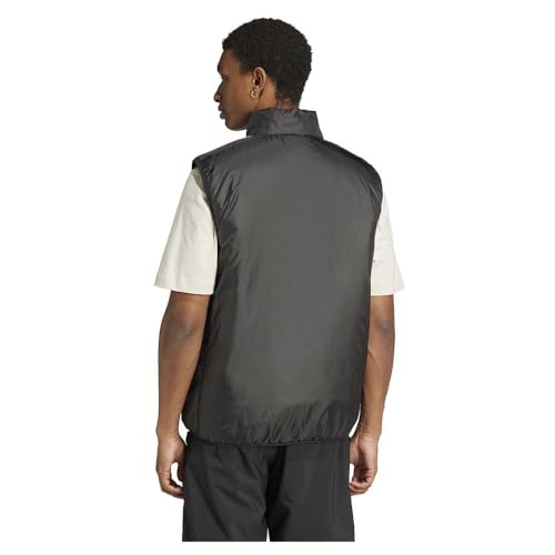 adidas Men's Essentials 3 Stripes Insulated Vest Thin Filled Jacket (pack of 1)