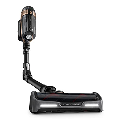 TEFAL Vacuum Cordless Vacuum Cleaner | X-Force Flex 15.60 Vacuum Cleaner Cordless | With Docking Station | 230 Air Watts | Flex Technology | Animal Kit |Black/Copper | TY99F1HO