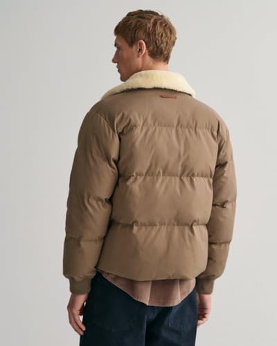 GANT Men 7006359-261 Padded Flannel Puffer Jacket