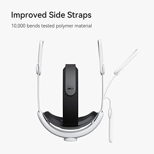 KIWI design Comfort Upgraded Head Strap Compatible with Quest 2 Accessories, Elite Strap Replacement for Enhanced Support