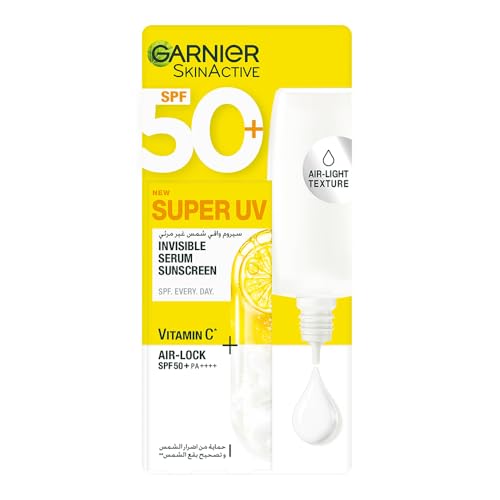 Garnier Skin Active Invisible Serum Sunscreen Vitamin C SPF50+ 30 ml.