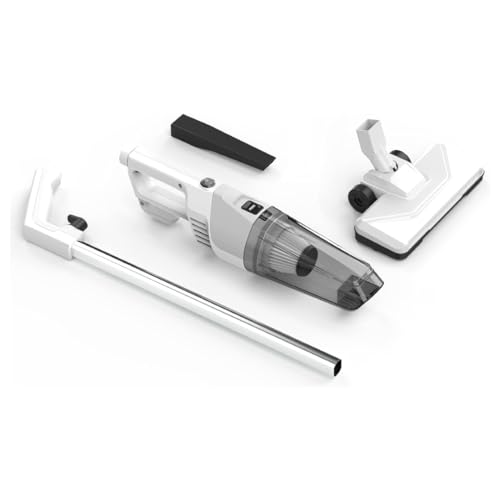 Russell Hobbs 3-in-1 Handheld Corded Vacuum Cleaner with 0.6L Capacity and 600W, 7M Cord length, HEPA filter, Ultra-Quiet, Effortless & Efficient Cleaning ,K-22A102W (White),1-Year Warranty