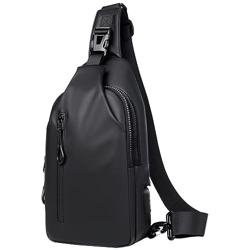 Dress Cici Stylish Waterproof Casual Daypack for Travel & Cycling, Sling Crossbody Bag for Men