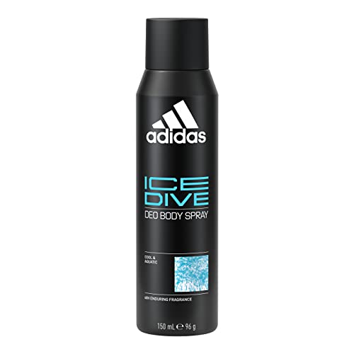 Adidas Ice Dive Fragrance set including the Adidas Ice Dive Eau de Toilette and Deodorant Body Spray (100 ml + 150 ml)