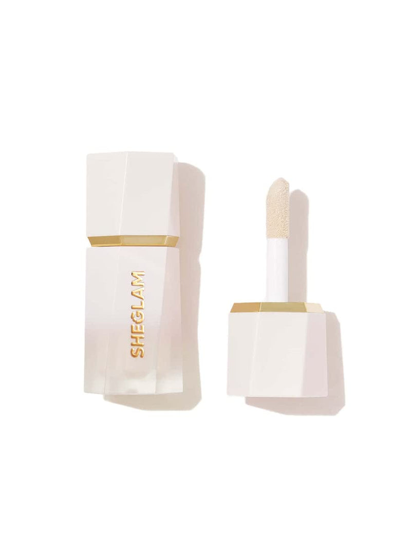SHEGLAM Makeup - Glow Bloom Liquid Highlighter Shimmer Finish - Long-wearing Waterproof Highlighter Makeup with Sponge Tip Applicator (Vanilla Frost), FL.OZ./5.2ml