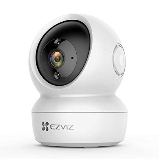 EZVIZ C6N Camera Pan/Tilt FHD Indoor Dome Security, Smart IR Night Vision, Motion Detection, Auto Baby/Elder/Pet Tracking, Cloud Storage/SD Slot, 2-Way Audio, Compatible with Alex. to Wi-F. i 2.4G