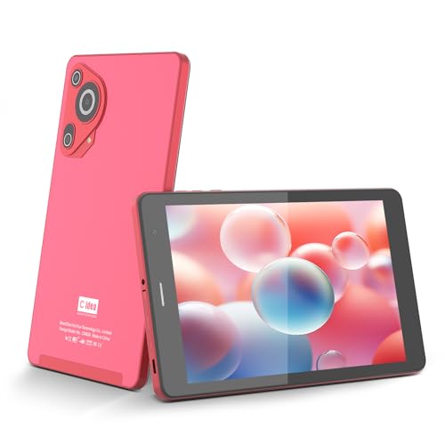 C idea 8 inch Tablet, Android 13.0 Tablet with SIM Card Slot and Wifi 8GB RAM,512GB ROM Storage Dual 5MP Camera HD IPS Display,CM828 (Red)