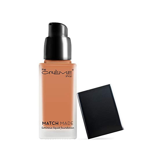 The CrÃ¨me Shop Luminous Warm Beige. Liquid Foundation Matte Finish. Lightweight Buildable To Full Coverage. Mannequin Glowy Effect. -Match Made, 33