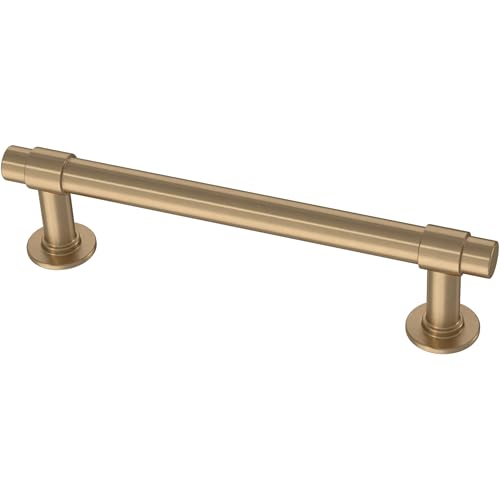 Franklin Brass Straight Bar Cabinet Pull, Champagne Bronze, 4 in (102mm) Drawer Handle, 10 Pack, P29617Z-CZ-B