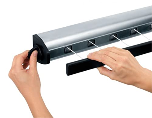 Brabantia Retractable Indoor Washing Line, Stainless Steel, 385766
