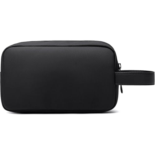 STAYOUNG Men's Handbag Clutch - Stylish and Durable Carry-all Bag With Multiple Pockets, Accessories, Shaving Kit, Travel Shower Bag for Daily Use (Black)