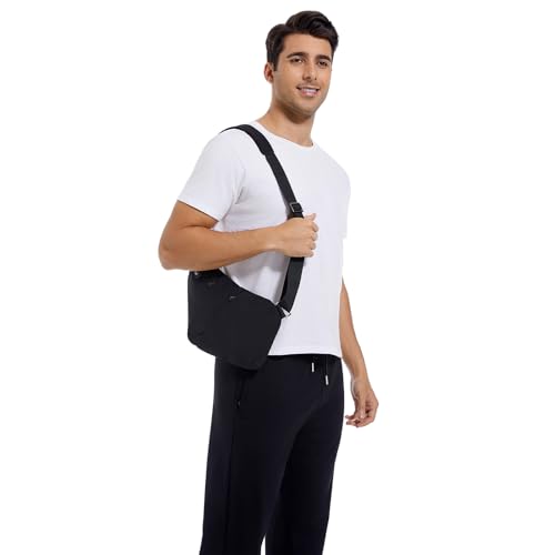 Tibroni Crossbody Bag for Men and Women, Anti-Theft Travel Sling, Shoulder Chest Bag for Outdoor Activities, Hiking, Jogging