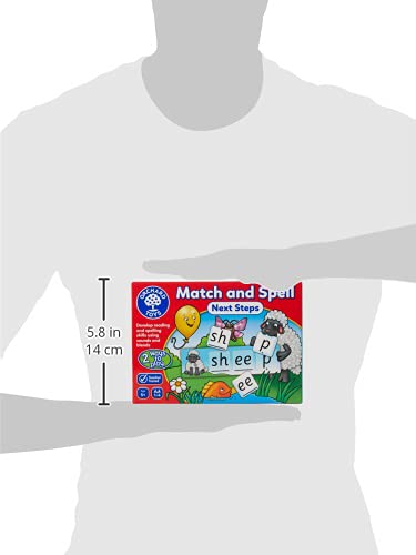 Orchard Toys Match and Spell Next Steps Board Game, multi-colour