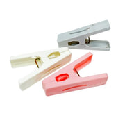 ECVV Colorful Plastic Clothespins - Heavy Duty Laundry Clothes Pins Clips Pegs, Drying Line Pegs Small Colored Clothes Pins for Outdoor, Clothesline Crafts Picture Clips Food Package Clips | 24 PIECES