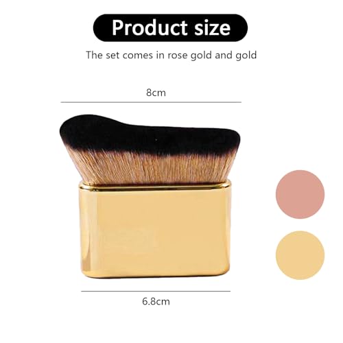2 Pcs Body Foundation Brush, Blending Brush, Tanning Body Makeup Brush, Large, Reusable, Brush for Fake Tan Face, Accurate Application on Hands, Elbows Suitable