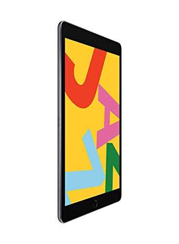 Apple iPad 10.2" (2019 - 7th Gen), Wi-Fi, 128GB, Space Gray [Without Facetime] (Renewed)