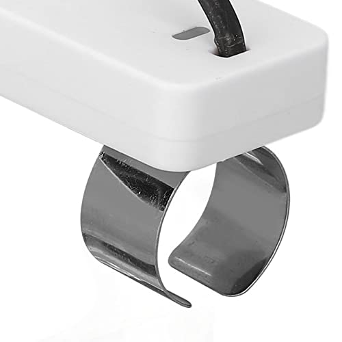 CRTGW LED Thumb Lamp, Adjustable Lighting Angle, Ear Pick Light, 3 Speeds USB Charging Ear Pick Thumb Light for Ear Cleaning, Earwax Cleaners Ear Grips, Ear Digging Lamp, LED Ear Pick Lamp (White)