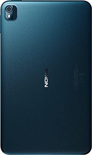 Nokia T10 Android 12 Wifi Tablet with 8â€ HD display, 3GB/32GB Storage, 8MP rear and 2MP front camera, Dual Speakers with OZO Playback, 2 years OS/ 3 years security updates â€“ Ocean Blue