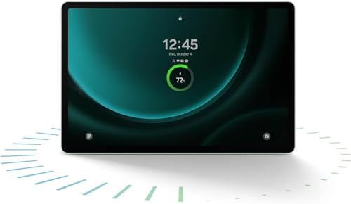 Samsung Galaxy Tab S9 FE 10.9" Android WiFi Tablet - 6GB RAM, 128GB Storage, IP68 Water- and Dust-Resistant, S Pen, 8MP Camera with Microfiber Cloth â Light Green, International Version