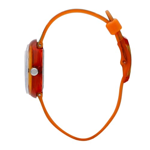 Lee Cooper Kids PC21S Movement Watch, Analog Display and Silicone Strap - LC.K.4.777, Green