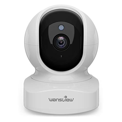 wansview Security Indoor Pet Camera, 2K Dog Camera with APP, WiFi CCTV Camera House Security for Baby Monitor, Real-time Alert 2-Way Audio Night Vision Pan/Tilt, SD Card Storage, Works with Alexa Q5