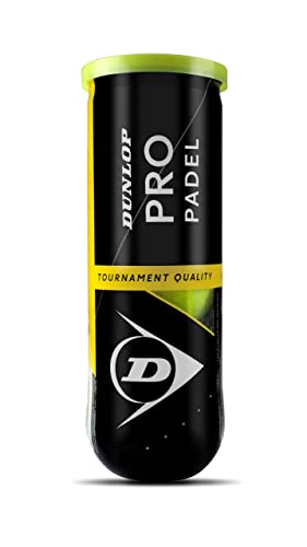 Dunlop Pro Padel ??Padel B?lle f?r Wettk?mpfe und Turniere ??Dose mit 3 B?llen