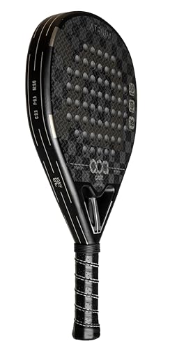 Aca Padel Atrium, 18K Carbon Faces, Progressive Eva Fusion Rubber, Drop Shape, Carbon Frame, 3D Finish.