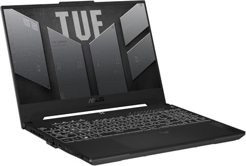 ASUS TUF Gaming A15 FA507 Laptop, 15.6" FHD 144Hz Display, AMD Ryzen 7 7435HS CPU, 16GB DDR5 RAM, 512GB SSD, RTX 4060 8GB Graphics, Backlit RGB, Win 11, Black