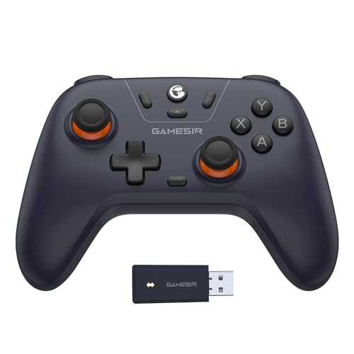GameSir Nova Lite 2.4g Wireless Controller for Windows PC, iPhone, Android, Switch & Steam Deck, Bluetooth Controller Gamepad with Hall Effect Trigger,Turbo,Rumble Vibration (Nova Lite Purple)