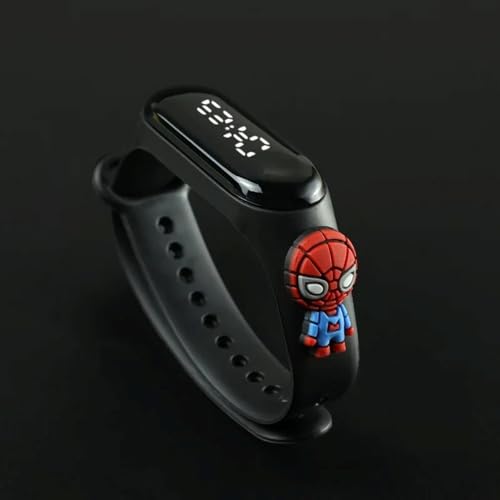 ZAVIFY Kids Cartoon Watches | Perfect for Birthdays | Holidays | Everyday Wear and Tear | Water-Resistant |3D Cartoon Character Super Hero for Boys and Girl (Green) New