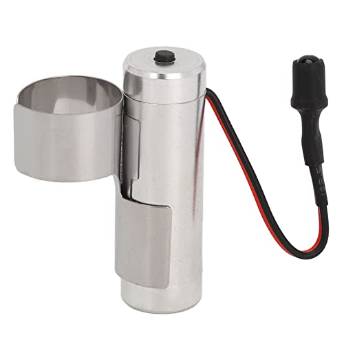 CRTGW LED Thumb Lamp, Adjustable Lighting Angle, Ear Pick Light, USB Charging Stainless Steel Ear Pick Thumb Light for Ear Picking, Earwax Cleaners Ear Grips, Ear Digging Lamp, LED Ear Pick Lamp