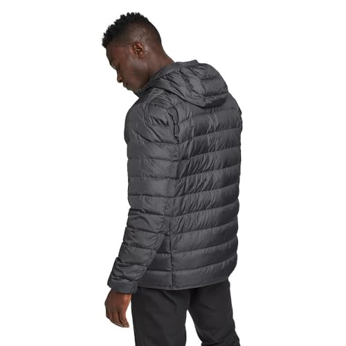 Eddie Bauer Men's CirrusLiite Down Hooded Jacket, Dk Smoke Htr, Large, Tall