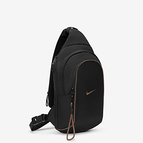 Nike Nsw Essentials Sling Bag Waist Packs For Unisex Black/Black/(Ironstone) One Size
