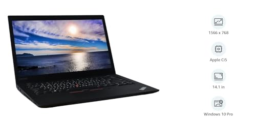 Lenovo ThinkPad T470 Renewed Business Laptop | intel core i5-6th Generation CPU | 8GB RAM | 256GB SSD | 14.1 inch Display | Windows 10 Professional | 15 Days of IT-Sizer Golden Warranty (Renewed)