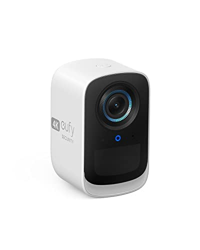 eufy Security eufyCam 3C Add-on Camera, Security Camera Outdoor Wireless, 4K Camera with Expandable Local Storage, Face Recognition AI, Spotlight, No Monthly Fee, Requires HomeBase 3.