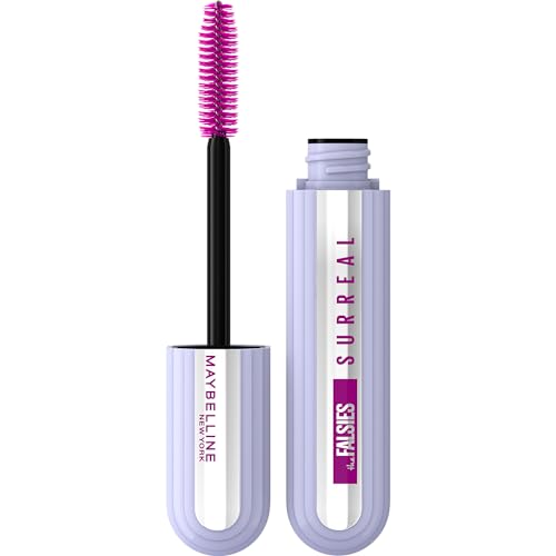 Maybelline Extension Mascara, Salon-Like Extension, Length & Volume, Long-Lasting 24H Buildable Formula, The Falsies Surreal, Black